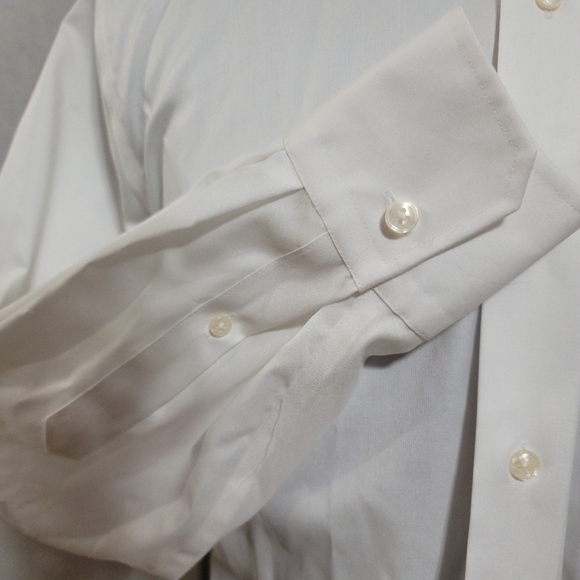 Lorenzo Uomo Perfect White Shirt, 15-1/2 32-33 - Picture 3 of 7